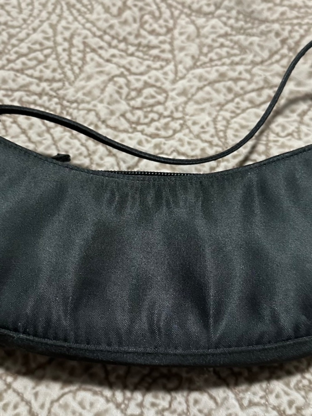 Black Satin Handbag